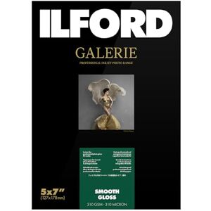 Ilford GALERIE Smooth Gloss 310gsm 5x7" 127mm x 178mm 100 Blatt Ilford GALERIE Smooth Gloss 310gsm 5x7" 127mm x 178mm 100 Blatt