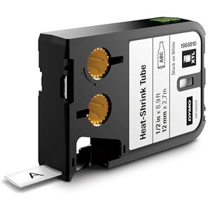 Dymo XTL smršťovací bužírka nekonečný pásek 12 mm x 2,70 m černá na bílé Dymo XTL smršťovací bužírka nekonečný pásek 12 mm x 2,70 m černá na bílé