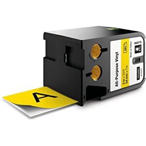 Dymo XTL univerzální vinylová etiketa 54 mm x 7 m černá na žluté Dymo XTL univerzální vinylová etiketa 54 mm x 7 m černá na žluté