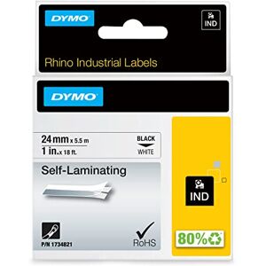 Dymo Rhino Industrie samolaminovací etikety 24 mm x 5,5 m černé na bílé pro popisovací přístroj Rhino Dymo Rhino Industrie samolaminovací etikety 24 mm x 5,5 m černé na bílé pro popisovací přístroj Rhino