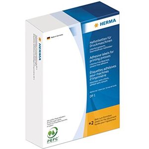 Herma 2760 lepicí etikety pro tiskařské stroje kulaté, 5000 kusů, Ø 32 mm, formát listu 168 x 120 mm, DP1, samolepicí, s okrajem uchopovače a nástavců, matné, prázdné papírové lepicí etikety, bílé Herma 2760 lepicí etikety pro tiskařské stroje kulaté, 5000 kusů, Ø 32 mm, formát listu 168 x 120 mm, DP1, samolepicí, s okrajem uchopovače a nástavců, matné, prázdné papírové lepicí etikety, bílé