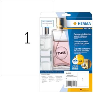 Herma Univerzální Etikety, průhledné Herma Univerzální Etikety, průhledné