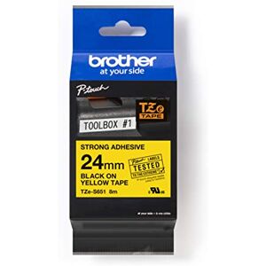 Brother Tze-S651 TZES651 žlutá 24 mm Brother Tze-S651 TZES651 žlutá 24 mm