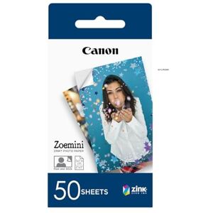 Canon Zink fotopapír – samolepicí fotopapír 5 x 7,6 cm (2 x 3") (50 listů) – Tiskněte fotografie mobilního telefonu pro personalizované nálepky Canon Zink fotopapír – samolepicí fotopapír 5 x 7,6 cm (2 x 3") (50 listů) – Tiskněte fotografie mobilního telefonu pro personalizované nálepky