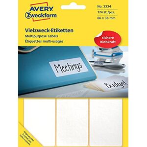 Avery Víceúčelové etikety 3330, bílá Avery Víceúčelové etikety 3330, bílá