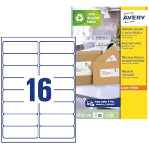 Avery Zweckform LR7162-100 Recycling Adresní štítek 99,1x33,9 mm Avery Zweckform LR7162-100 Recycling Adresní štítek 99,1x33,9 mm