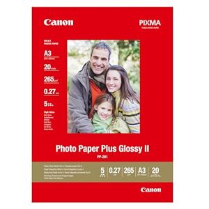 Canon Fotopapír PP-201 lesklý DIN A3 20 listů pro inkoustové tiskárny PIXMA tiskárna (265 g/m2) Canon Fotopapír PP-201 lesklý DIN A3 20 listů pro inkoustové tiskárny PIXMA tiskárna (265 g/m2)