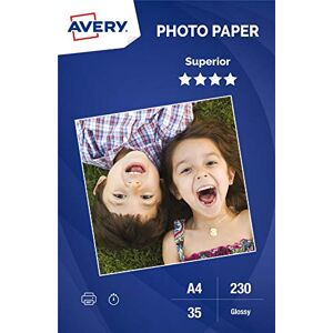 Avery 2497 Fotopapier glänzend A4 230 g/m² 35 Blatt Avery 2497 Fotopapier glänzend A4 230 g/m² 35 Blatt