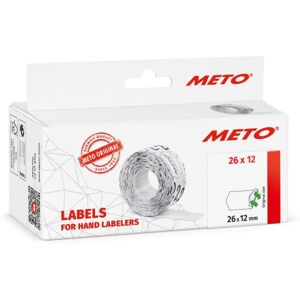 Meto Štítky pro cenové štítky (26 x 12 mm, 1řádkové, 6 000 kusů, bílé, znovu odstranitelné, pro , Hutner, Avery, Contact, Sato, Tovel atd.) Meto Štítky pro cenové štítky (26 x 12 mm, 1řádkové, 6 000 kusů, bílé, znovu odstranitelné, pro , Hutner, Avery, Contact, Sato, Tovel atd.)