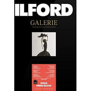Ilford GALERIE Gold Fibre Gloss, 310GSM, GPGFG, A4, 25 Blatt, Inkjetpapier, Tintenstrahldruckerpapier, Fotopapier Ilford GALERIE Gold Fibre Gloss, 310GSM, GPGFG, A4, 25 Blatt, Inkjetpapier, Tintenstrahldruckerpapier, Fotopapier