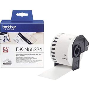 Brother Originální DK-N55224 role nekonečného papíru (nelepená) – 54 mm široká, 30,48 m dlouhá Brother Originální DK-N55224 role nekonečného papíru (nelepená) – 54 mm široká, 30,48 m dlouhá