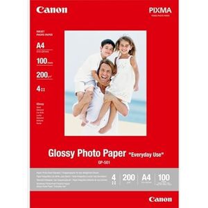 Canon Fotopapír GP-501 lesklý bílý 10 x 15 cm 10 listů pro inkoustové tiskárny tiskárna PIXMA (210 g/m²) Canon Fotopapír GP-501 lesklý bílý 10 x 15 cm 10 listů pro inkoustové tiskárny tiskárna PIXMA (210 g/m²)