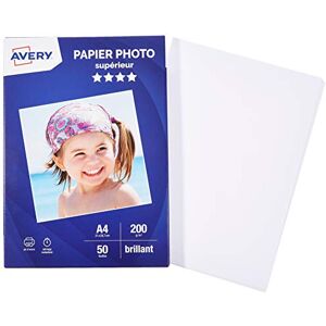 Avery Fotopapír A4, 200 g/m² 50 listů Avery Fotopapír A4, 200 g/m² 50 listů