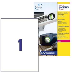 Avery L4775-8 Fóliové etikety odolné proti povětrnostním vlivům (8 lepicích etiket, 210 x 297 mm na A4, extrémně silně samolepicí, voděodolné, odolné, potištěná venkovní lepicí fólie) 8 Avery L4775-8 Fóliové etikety odolné proti povětrnostním vlivům (8 lepicích etiket, 210 x 297 mm na A4, extrémně silně samolepicí, voděodolné, odolné, potištěná venkovní lepicí fólie) 8