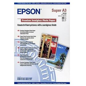 Epson C13S041328 fotopapír (Premium Semi-gloss, A3+, 250 g/m²) 20 listů Epson C13S041328 fotopapír (Premium Semi-gloss, A3+, 250 g/m²) 20 listů