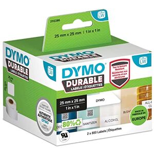Dymo Vysoce výkonné průmyslové štítky 1933083 LW (pro štítkovače LabelWriter, bílý polyester, 25 mm x 25 mm) 2 role po 850 štítcích Dymo Vysoce výkonné průmyslové štítky 1933083 LW (pro štítkovače LabelWriter, bílý polyester, 25 mm x 25 mm) 2 role po 850 štítcích