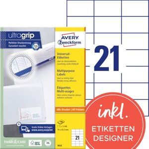 Avery LR3655 recyklované etikety (200 lepicích štítků, 210 x 148 mm na A4, 100% recyklovaný starý papír, potištěné přepravní etikety, samolepicí přepravní nálepky, DHL) 100 listů, přírodní Avery LR3655 recyklované etikety (200 lepicích štítků, 210 x 148 mm na A4, 100% recyklovaný starý papír, potištěné přepravní etikety, samolepicí přepravní nálepky, DHL) 100 listů, přírodní