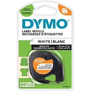 Dymo Originální etikety LetraTag černé na bílé 12 mm x 2 m Textilní páska pro popisovací přístroj LetraTag Dymo Originální etikety LetraTag černé na bílé 12 mm x 2 m Textilní páska pro popisovací přístroj LetraTag
