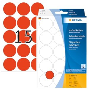 Herma Víceúčelové etikety od , Ø 32 mm, kulatý papír, matný Herma Víceúčelové etikety od , Ø 32 mm, kulatý papír, matný