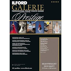 Ilford GALERIE Heavyweight Duo Matt 310 gsm 5x7 palců 127 mm x 178 mm 50 listů Ilford GALERIE Heavyweight Duo Matt 310 gsm 5x7 palců 127 mm x 178 mm 50 listů