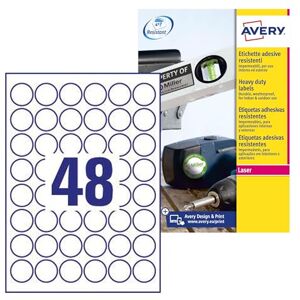 Avery Účelově forma Itálie L6 etikety z polyesteru Diametro 30 mm bílé Avery Účelově forma Itálie L6 etikety z polyesteru Diametro 30 mm bílé