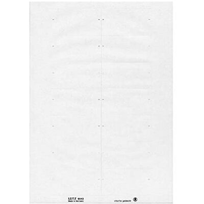 Leitz 66430001 Beschriftungsschild, selbstklebend, 350 Stück, weiss Leitz 66430001 Beschriftungsschild, selbstklebend, 350 Stück, weiss
