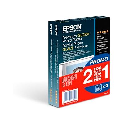 Epson Lesklý fotografický papír Premium, inkoustový formát A6, formát 255g / m2, 100 x 150 mm, 2x40 listů Glacé Epson Lesklý fotografický papír Premium, inkoustový formát A6, formát 255g / m2, 100 x 150 mm, 2x40 listů Glacé