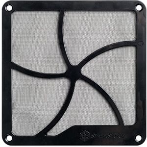 Silverstone FF122B 120 mm kryt ventilátoru s prachovým filtrem, magnetická montáž, černý Silverstone FF122B 120 mm kryt ventilátoru s prachovým filtrem, magnetická montáž, černý