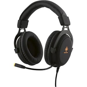 Deltaco GAM-030 DH310 Over-Ear Headset mit LED-Beleuchtung (Kopfhörer, Mikrofon, 3,5 mm Klinke + USB, kabelgebunden, mit Lautstärkeregler) schwarz Deltaco GAM-030 DH310 Over-Ear Headset mit LED-Beleuchtung (Kopfhörer, Mikrofon, 3,5 mm Klinke + USB, kabelgebunden, mit Lautstärkeregler) schwarz