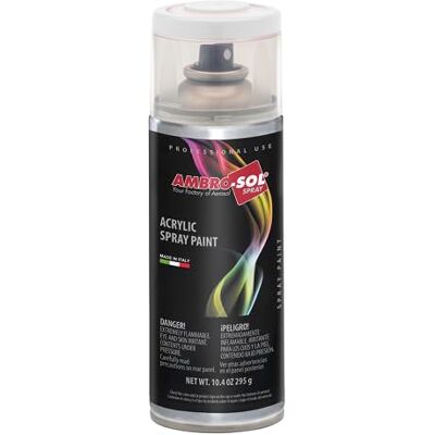 AMBRO-SOL SPRAY YOUR FACTORY OF AEROSOL Ambro-Sol Víceúčelový akrylový lak ve spreji V400PAST4, barva s vysokým leskem pro vnitřní a venkovní použití, akrylový sprej pro všechny materiály, 400 ml recyklovatelný akrylový sprej sprej bílý AMBRO-SOL SPRAY YOUR FACTORY OF AEROSOL Ambro-Sol Víceúčelový akrylový lak ve spreji V400PAST4, barva s vysokým leskem pro vnitřní a venkovní použití, akrylový sprej pro všechny materiály, 400 ml recyklovatelný akrylový sprej sprej bílý