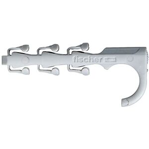 Fischer Steckfix SF plus ES 10, hmoždinky, poutko a šroub v jednom, jednoruční montáž, vysoká přídržná síla díky blokovacím zámkům, 100 kusů Fischer Steckfix SF plus ES 10, hmoždinky, poutko a šroub v jednom, jednoruční montáž, vysoká přídržná síla díky blokovacím zámkům, 100 kusů