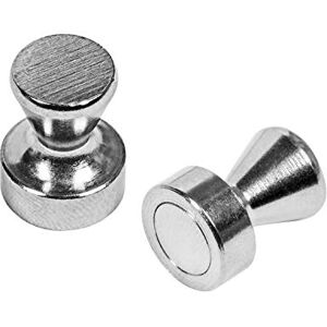 Connex Neodymový magnet na uchopení – Ø 12 x 16 mm – 2 kusy v praktické sadě – extra silný magnet – 2 kg přilnavosti – pro domácnost, dílnu a hobby / powermagnet / magnet s rukojetí / DY7100022 chrom Connex Neodymový magnet na uchopení – Ø 12 x 16 mm – 2 kusy v praktické sadě – extra silný magnet – 2 kg přilnavosti – pro domácnost, dílnu a hobby / powermagnet / magnet s rukojetí / DY7100022 chrom