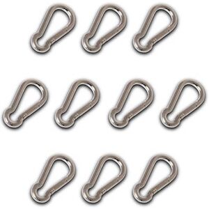 Chapuis 120/60Z 10-er Set Feuerwehrkarabinerhaken Verzinkter Stahl Durchmesser 6 mm Länge 60 mm Chapuis 120/60Z 10-er Set Feuerwehrkarabinerhaken Verzinkter Stahl Durchmesser 6 mm Länge 60 mm