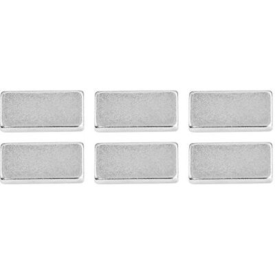 Connex Neodymový kvádr magnet 20 x 10 x 3 mm (6 kusů) v praktické sadě extra silný magnet 4 kg přídržná síla pro domácnost, dílnu a hobby / powermagnet / blokový magnet / DY7100008 Connex Neodymový kvádr magnet 20 x 10 x 3 mm (6 kusů) v praktické sadě extra silný magnet 4 kg přídržná síla pro domácnost, dílnu a hobby / powermagnet / blokový magnet / DY7100008