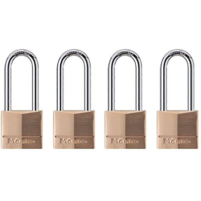 Master Lock masivní mosaz zadaná různá visací zámek s bodem o šířce 1–9/16 palců, 140QLH Master Lock masivní mosaz zadaná různá visací zámek s bodem o šířce 1–9/16 palců, 140QLH