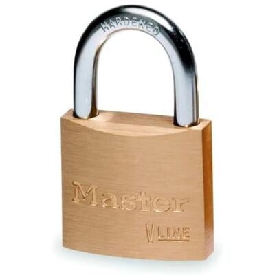 Master Lock 4130EUR Schlüssel Vorhängeschloss aus Messing, Gold, 4,9 x 3 x 1,2 cm Master Lock 4130EUR Schlüssel Vorhängeschloss aus Messing, Gold, 4,9 x 3 x 1,2 cm