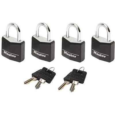 Master Lock 9120EURQCOLNOP, černá, Zámek na zavazadla Master Lock 9120EURQCOLNOP, černá, Zámek na zavazadla