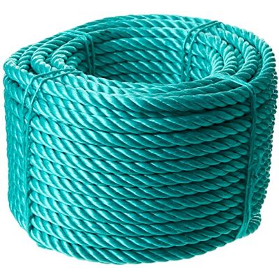Provence Outillage 3875 Seil aus Polypropylen, 50 m, widerstandsfähig, Ø 14 mm Provence Outillage 3875 Seil aus Polypropylen, 50 m, widerstandsfähig, Ø 14 mm