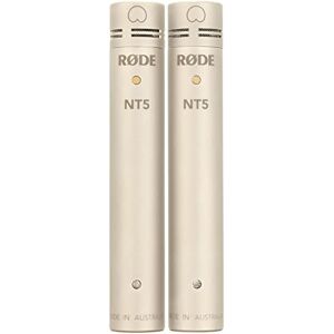 Rode RØDE NT5 Matched Pair Vysoce kvalitní ½palcový kondenzátorový mikrofon s malou membránou (sladěný pár) pro hudební produkci a nahrávání nástrojů Rode RØDE NT5 Matched Pair Vysoce kvalitní ½palcový kondenzátorový mikrofon s malou membránou (sladěný pár) pro hudební produkci a nahrávání nástrojů