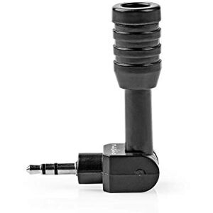 NEDIS MICMJ100BK kabelový mikrofon Mini montáž do zásuvky 3,5 mm černý NEDIS MICMJ100BK kabelový mikrofon Mini montáž do zásuvky 3,5 mm černý