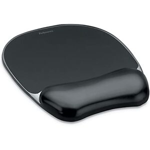 Fellowes Podložka pod myš s podložkou pod zápěstí Crystals podložka pod myš s gelovým polštářem ergonomická podložka pod myš Gaming Mousepad podložka na dlaně barva: černá Fellowes Podložka pod myš s podložkou pod zápěstí Crystals podložka pod myš s gelovým polštářem ergonomická podložka pod myš Gaming Mousepad podložka na dlaně barva: černá