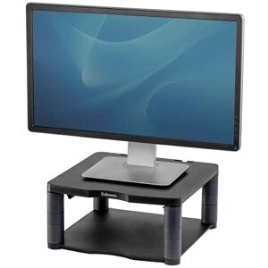 Fellowes Stojan na monitor Premium, výškově nastavitelný v 5 stupních, ergonomický, velmi stabilní pro monitory do 21 palců, s odkládací plochou Fellowes Stojan na monitor Premium, výškově nastavitelný v 5 stupních, ergonomický, velmi stabilní pro monitory do 21 palců, s odkládací plochou