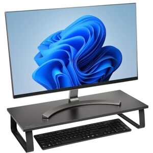 Kensington Extra široký stojan na monitor pro psací stoly. Velký stojan na počítač / stojan na monitor / zvýšení psacího stolu (K55726EU), černý Kensington Extra široký stojan na monitor pro psací stoly. Velký stojan na počítač / stojan na monitor / zvýšení psacího stolu (K55726EU), černý