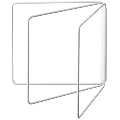 YAMAZAKI Skládací ocelový držák na utěrky Tower na kuchyňské utěrky / hadřík, stojící 2,2-54,5 x 27,5-53,5 x 25 cm, japonský design, bílý YAMAZAKI Skládací ocelový držák na utěrky Tower na kuchyňské utěrky / hadřík, stojící 2,2-54,5 x 27,5-53,5 x 25 cm, japonský design, bílý