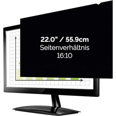 Fellowes PrivaScreen Black Out filtr na ochranu soukromí ochrana proti oslnění filtr modrého světla pro monitory s 22,0 palců (poměr stran 16: 10, 476 x 298 mm) Jednoduché připevnění/odstranění díky Fellowes PrivaScreen Black Out filtr na ochranu soukromí ochrana proti oslnění filtr modrého světla pro monitory s 22,0 palců (poměr stran 16: 10, 476 x 298 mm) Jednoduché připevnění/odstranění díky