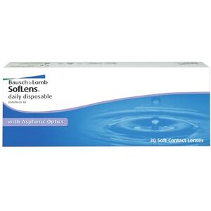 SofLens Bausch + Lomb daily disposable denní čočky, sférické kontaktní čočky, měkké, 30 kusů BC 8,6 mm / DIA 14, 2 / -3 dioptrií SofLens Bausch + Lomb daily disposable denní čočky, sférické kontaktní čočky, měkké, 30 kusů BC 8,6 mm / DIA 14, 2 / -3 dioptrií