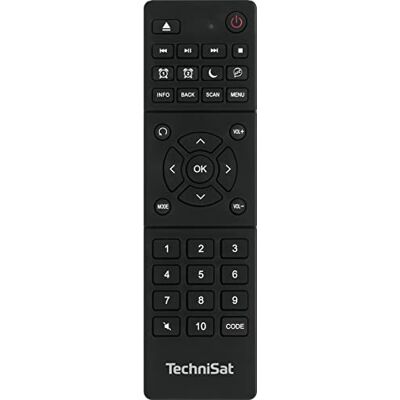 TechniSat TECHNICONTROL DAB+ univerzální dálkové ovládání s možností učení pro vybraná digitální rádia DAB+ od , černé TechniSat TECHNICONTROL DAB+ univerzální dálkové ovládání s možností učení pro vybraná digitální rádia DAB+ od , černé