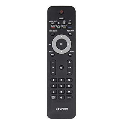 Common TV CTVPH01 Universal-Fernbedienung für Philips TV-Fernbedienung, ohne Konfiguration, ergonomisch Common TV CTVPH01 Universal-Fernbedienung für Philips TV-Fernbedienung, ohne Konfiguration, ergonomisch