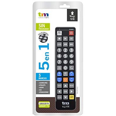 TM Electron tmurc501 – Fernbedienung Universal Magic XXL-Tastatur Teclas grandes Schwarz TM Electron tmurc501 – Fernbedienung Universal Magic XXL-Tastatur Teclas grandes Schwarz