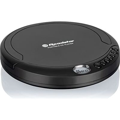 Roadstar Přenosný CD přehrávač PCD-435CD vč. sluchátek černá Roadstar Přenosný CD přehrávač PCD-435CD vč. sluchátek černá